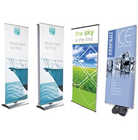 Roll-up in PVC Banner d aterra per esterno ed interno