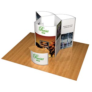 Piccoli stand per fiere configurabili e trasportabili