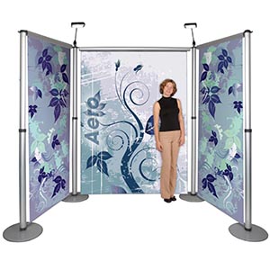 Roll-up da parete da 2 a più pareti a roll-up anche con faretti
