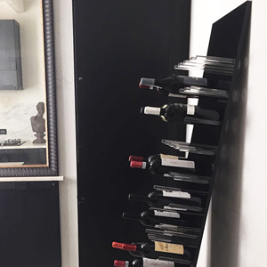 Espositore per bottiglie di vino