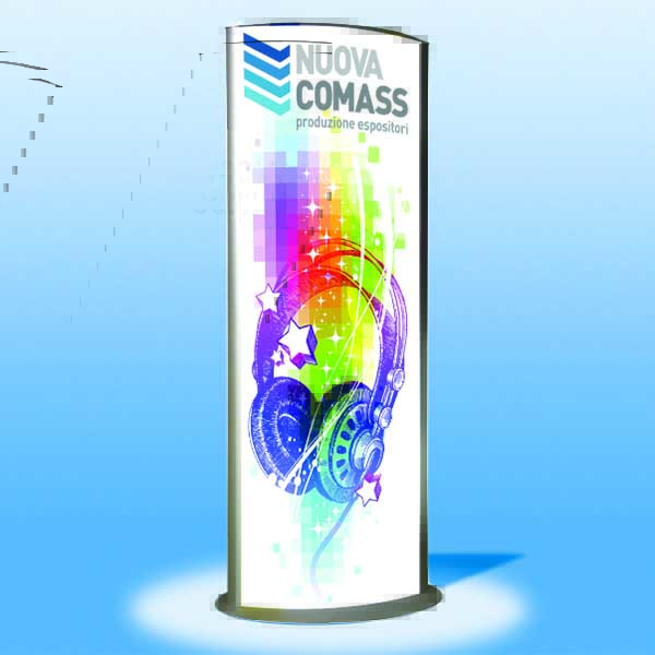Totem bifacciale retroilluminato a LED